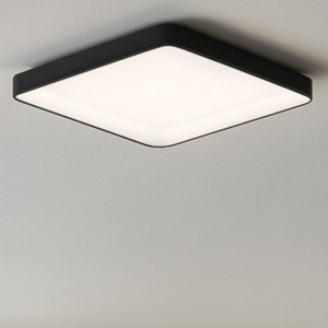 Vivida inner-s plafoniera 80 quadrata nera led 80w 3000k 4000k dimmerabile