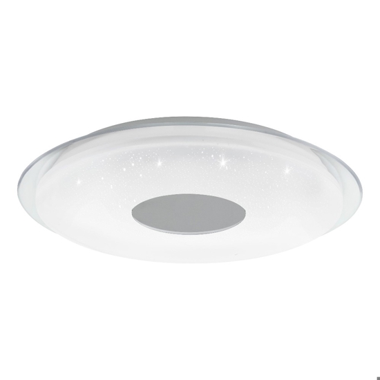 Lanciano z eglo plafoniera moderna 45cm dimmerabile da 2700k a 6500k