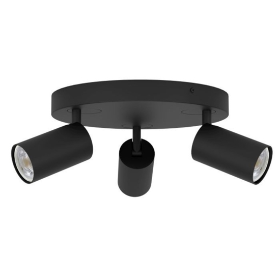 Telimbela z eglo plafoniera da cucina con faretti orientabili gu10 led rgb 2700k a 6500k