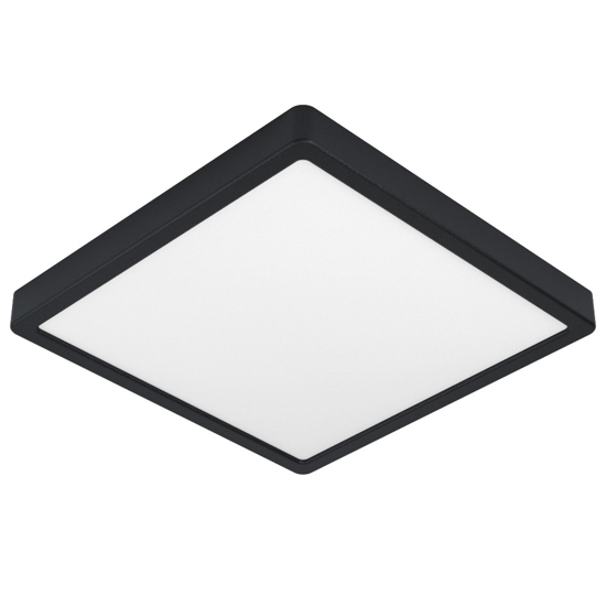 Fueva z eglo plafoniera da bagno quadrata minimal led 2700k a 6500k