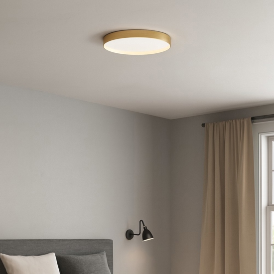 Gea luce acelia plafoniera moderna led 30w da 3000k a 4000k circolare