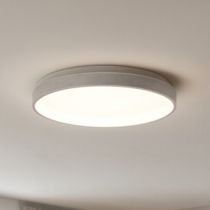 Krizia p-p gea luce led 30w 3000k plafoniera circolare bianca