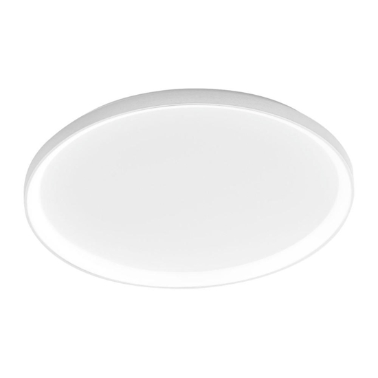 Plafoniera krizia px led 80w 3000k bianca gea luce moderna