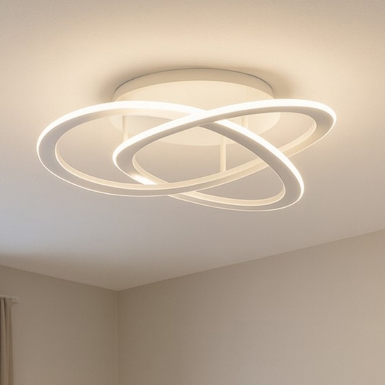 Gea luce yara plafoniera moderna led 30w 4000k design minimal
