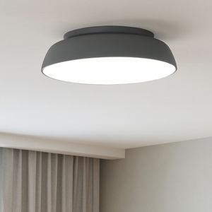 Vivida pinco plafoniera bronzo rotonda led 20w dimmerabile 3000k 4000k per soggiorno