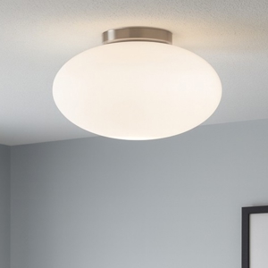 Candy pl1 d40 ideal lux plafoniera moderna 40cm sfera vetro bianco