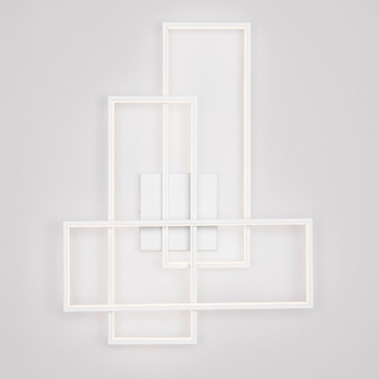 Plafoniera moderna bianca led 3200k per salotto