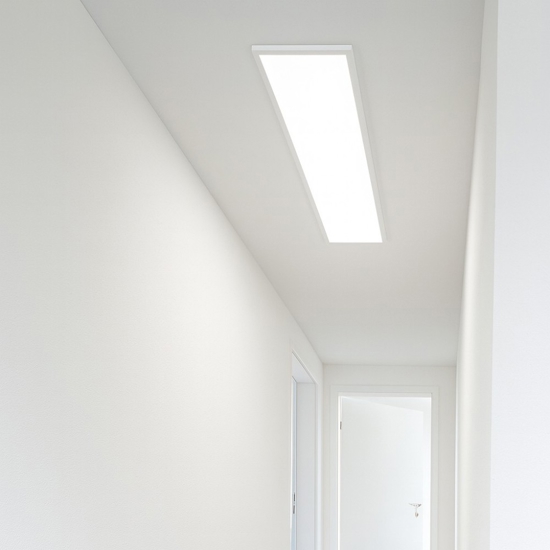 Turcona eglo plafoniera led 120x30 38w tricolor rettangolare
