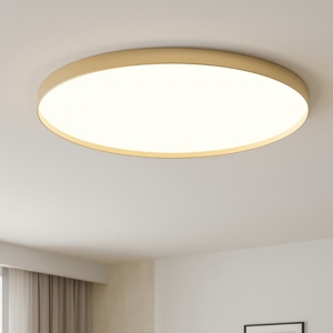 Gea luce acelia plafoniera moderna led 76w da 3000k a 4000k colore oro