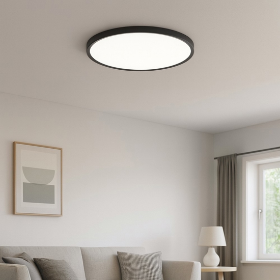 Gea luce plafoniera moderna led 32w da 3000k a 6000k sottile