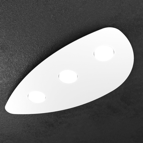 Plafoniera per cucina bianca shape toplight