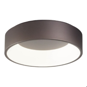 Affralux band diodi plafoniera cerchio da cucina led 25w 3200k caffe marrone