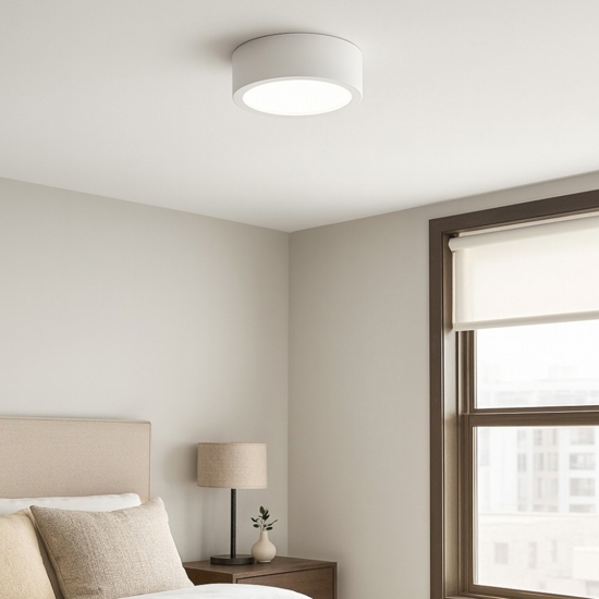 Linea light box sr plafoniera led 17w 3000k bianca