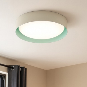 Plafoniera led 22w 3000k sabbia verde crew 2 linea light