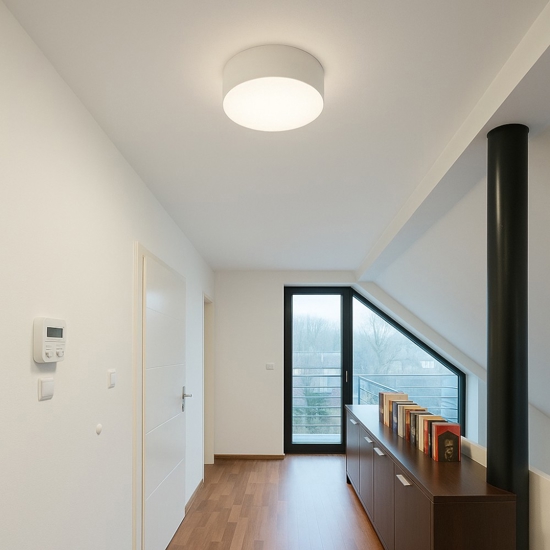 Plafoniera gea luce cloe 16w 4000k bianca per cucina