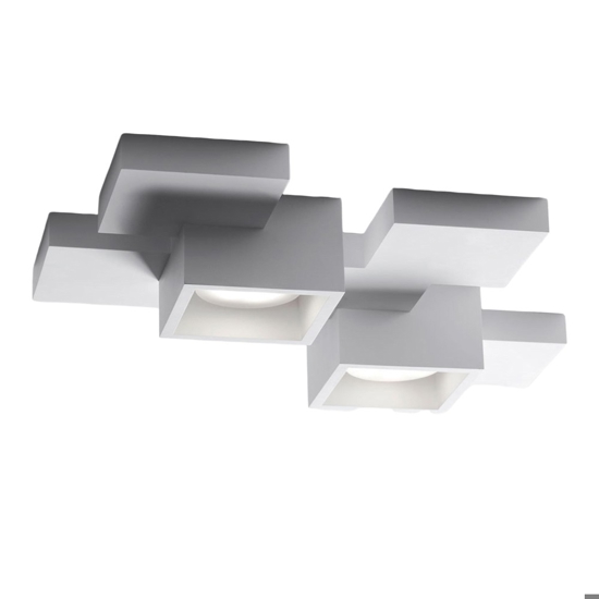 Sforzin side plafoniera da cucina in gesso