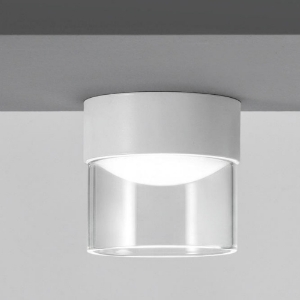 Crumb linea light plafoniera led tonda bianca 10w 3000k