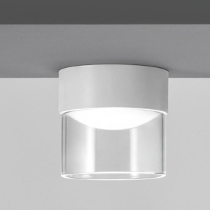 Crumb linea light plafoniera led tonda bianca 10w 3000k