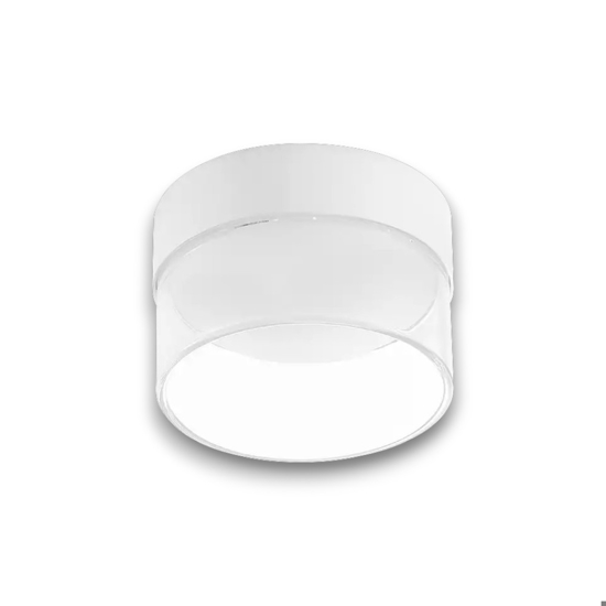 Crumb linea light plafoniera led tonda bianca 10w 3000k