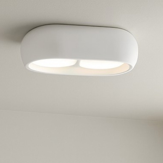 Sforzin mysia plafoniera da cucina colore bianco