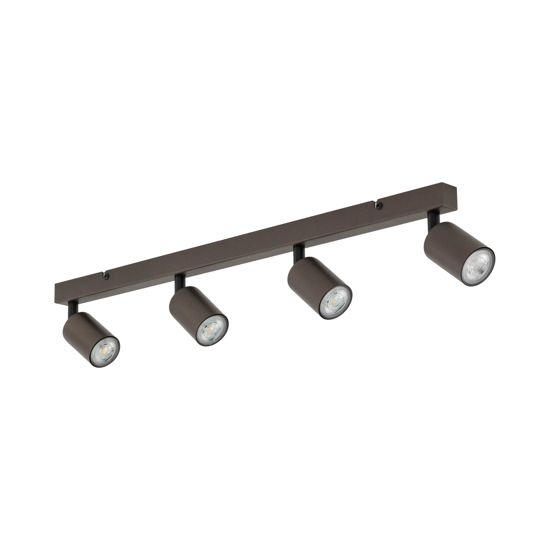 Plafoniera da cucina marrone luci orientabili