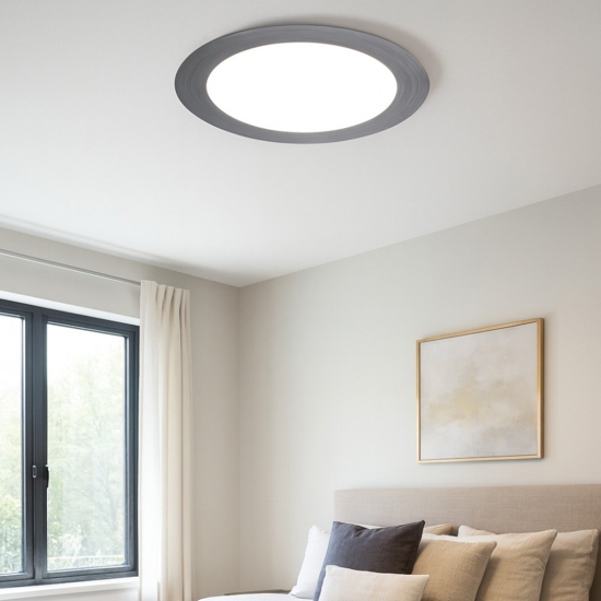 Plafoniera led 11w 3000k linea light crew antracite