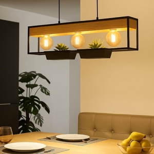 Libertad 1 eglo lampadario da cucina rettangolare con porta piante