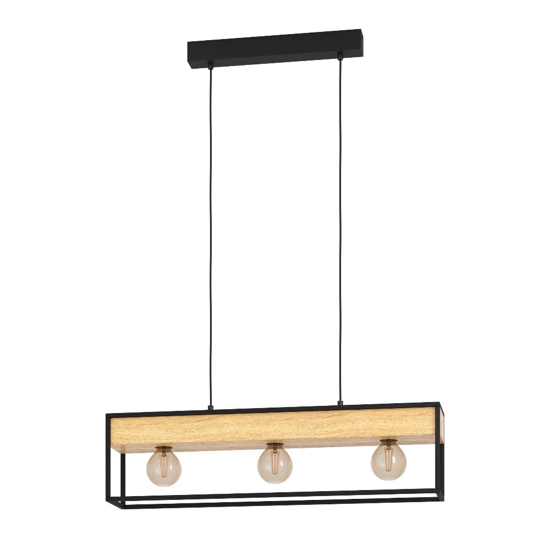 Libertad 1 eglo lampadario da cucina rettangolare con porta piante