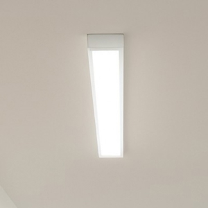 Grande plafoniera led 3000k bianca linea light tara 109cm