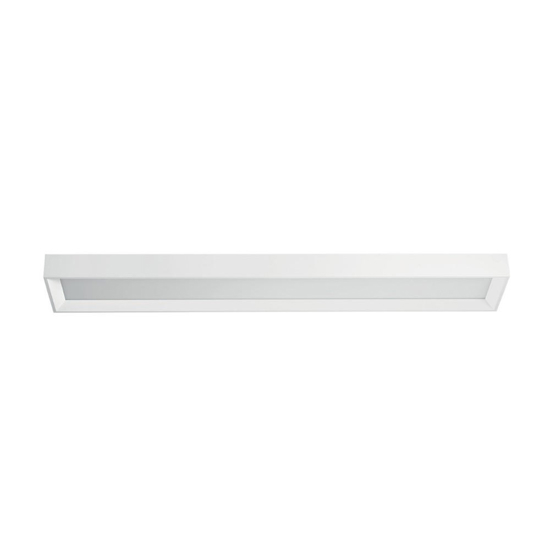 Grande plafoniera led 3000k bianca linea light tara 109cm