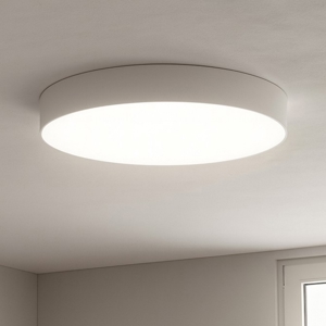 Gea luce cloe plafoniera rotonda led 30w 3000k bianca moderna