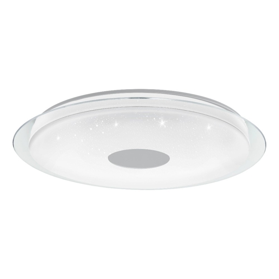 Lanciano z eglo plafoniera tonda moderna 77cm led da 2700k a 6500k