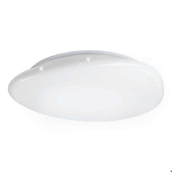 Sileras z eglo plafoniera moderna effetto cristallo led rgb cct 2700k a 6500k