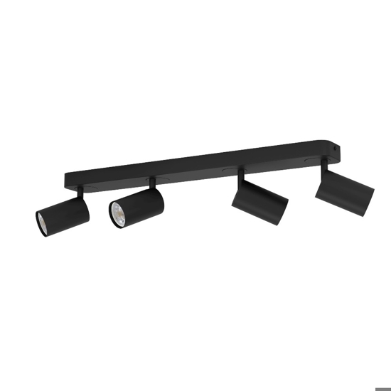 Telimbela z eglo plafoniera da cucina moderna 4 luci gu10 led rgb 2700k a 6500k