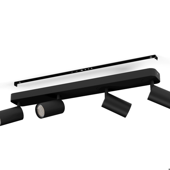Telimbela z eglo plafoniera da cucina moderna 4 luci gu10 led rgb 2700k a 6500k