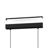 Boyal eglo lampadario in legno da cucina moderno led 40,5w 3000k dimmerabile