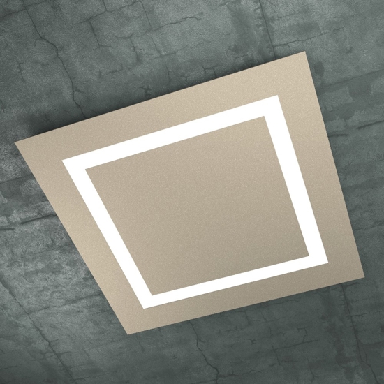 Top light carpet sabbia plafoniera led 120w 70cm design moderno