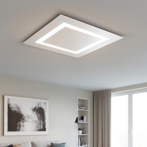 Top light carpet bianco plafoniera led 91w 70cm design moderna