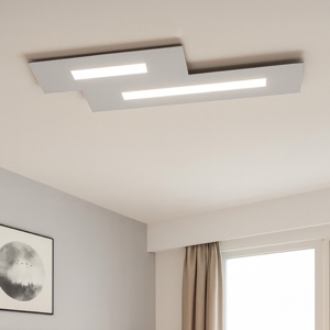 Wally top light plafoniera moderna led grigio