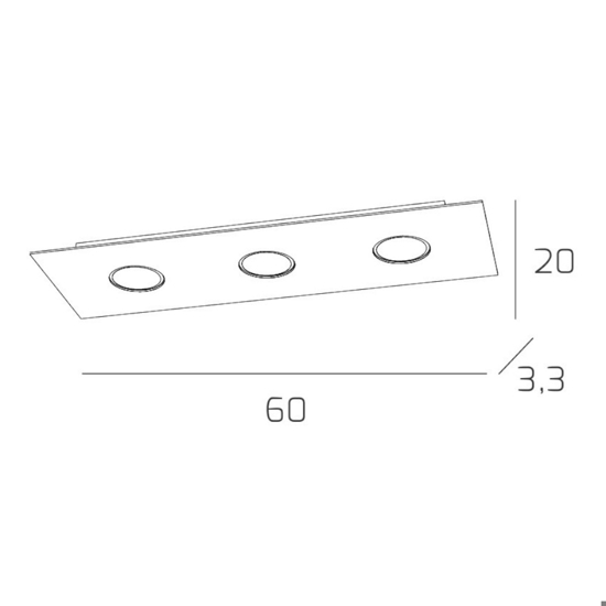 Plafoniera vetro marrone moderna toplight path