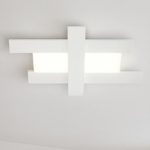 Doha gea luce plafoniera led 40w 3000k bianca moderna