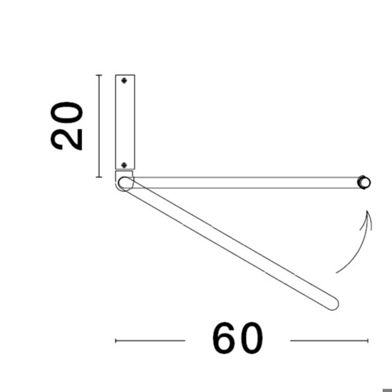 Plafoniera led 3000k dimmerabile cerchio nero orientabile moderna