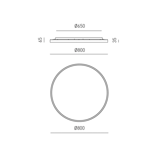 Plafoniera aela oro gea luce led 72w 3000k 4000k rotonda