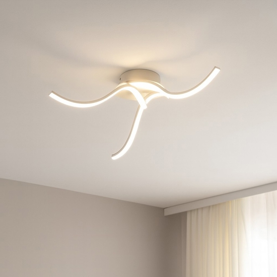 Plafoniera led gea luce tessa 23w 3000k bianca