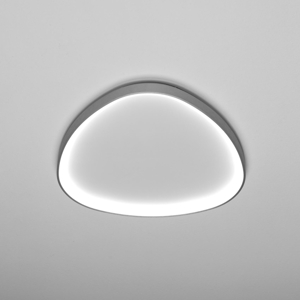 Plafoniera a led vivida lifering titanio 48w 3000k 4000k dimmerabile