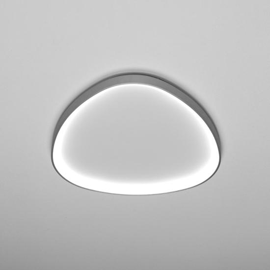 Plafoniera a led vivida lifering titanio 48w 3000k 4000k dimmerabile
