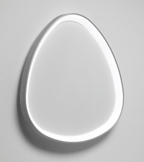 Plafoniera a led vivida lifering titanio 48w 3000k 4000k dimmerabile