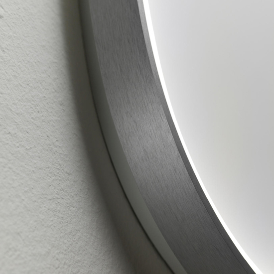 Plafoniera a led vivida lifering titanio 48w 3000k 4000k dimmerabile
