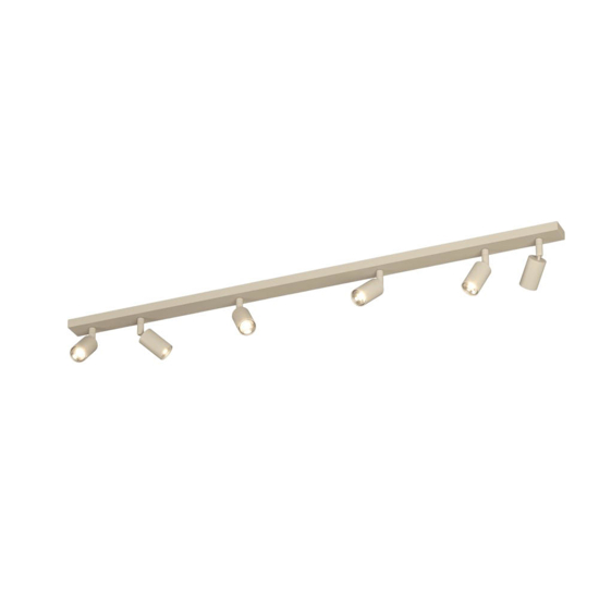 Plafoniera sei luci binario led sabbia top light