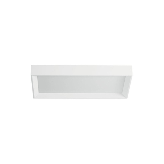 Linea light tara plafoniera led 3000k rettangolare bianca